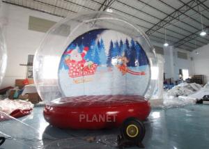 Wholesale 4M 5M Inflatable Bouncing Snow Globe Photo Booth With Blower from china suppliers