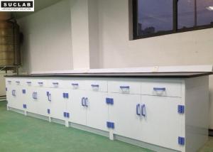 Wholesale PP Countertop School Science Laboratory Furniture White Colour 3000L*1500W*850H MM from china suppliers