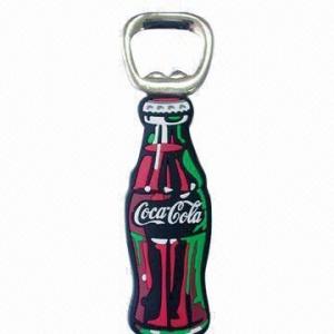 Wholesale Bottle Opener with Soft PVC Cover, Available in PMS Colors, Customized Logos and Shapes Welcomed from china suppliers