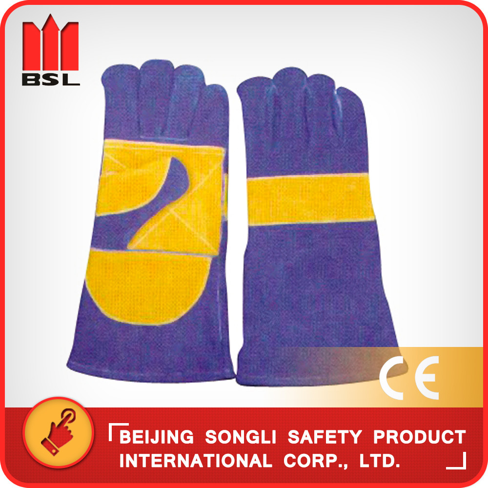 SLG-HD8020-B5 cow split leather welding gloves