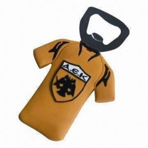 Wholesale Bottle Opener with Soft PVC Cover, Available in Any PMS Colors, Customized Logos and Shapes Welcomed from china suppliers