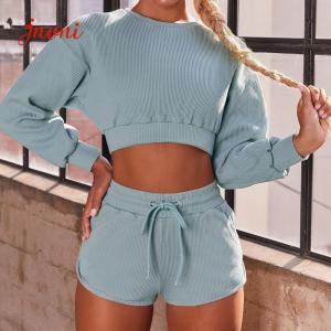 Wholesale 250gsm Breathable Ribbed Womens Loungewear Set 2 Piece Loungewear Sets from china suppliers