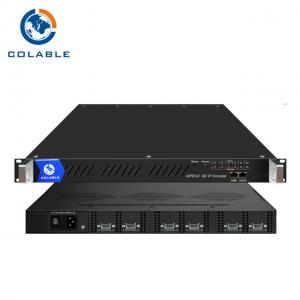 Wholesale 24 Channel AV To IP Converter Mpeg 2 Video Encoder With ASI And SPTS MPTS Over UDP COL5181X from china suppliers