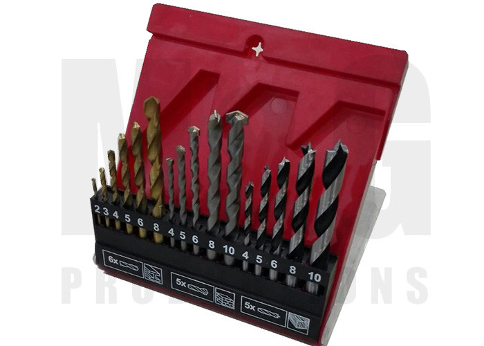 Wholesale Tin Coated Left Handed Drill Bit Multi Drills Set High Speed Steel Concrete Edge Ground from china suppliers