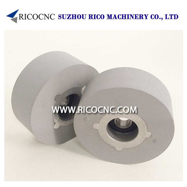 Edge Banding Machine Tools Rubber Pressure Roller Wheels with Bearing for