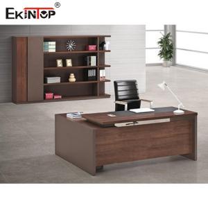 Wholesale Modern Computer Office Desk For Reception Glossy Matte Surface from china suppliers
