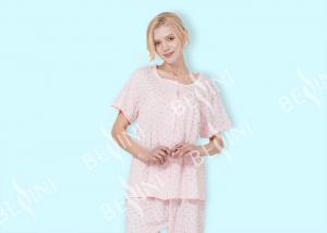 Wholesale Button Through Placket Womens Pyjama Sets For Spring / Summer Seasons from china suppliers