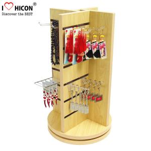 Wholesale Countertop Slatwall Display Fixtures Commercial Gifts Retail Rotating Display Stand from china suppliers