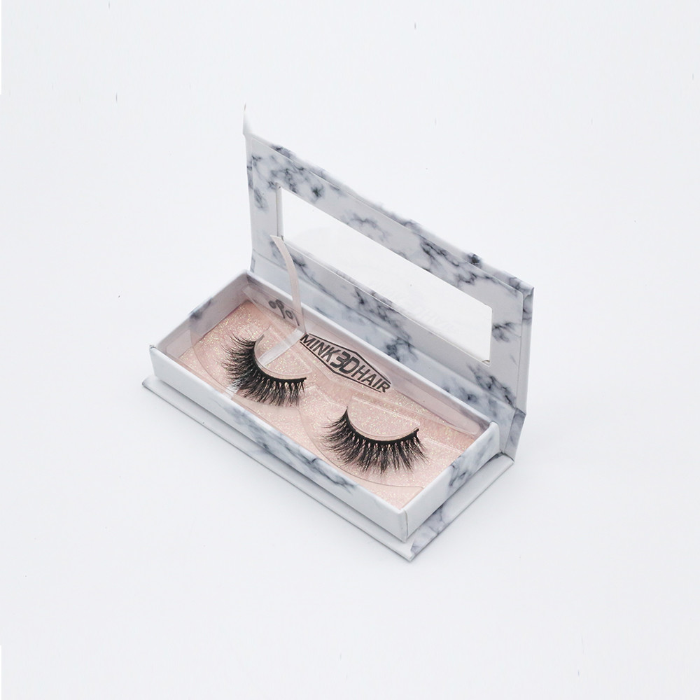 Wholesale Natural long 3d Mink Lashes 3d Mink Fur Eye Lashes Not chemically treated from china suppliers