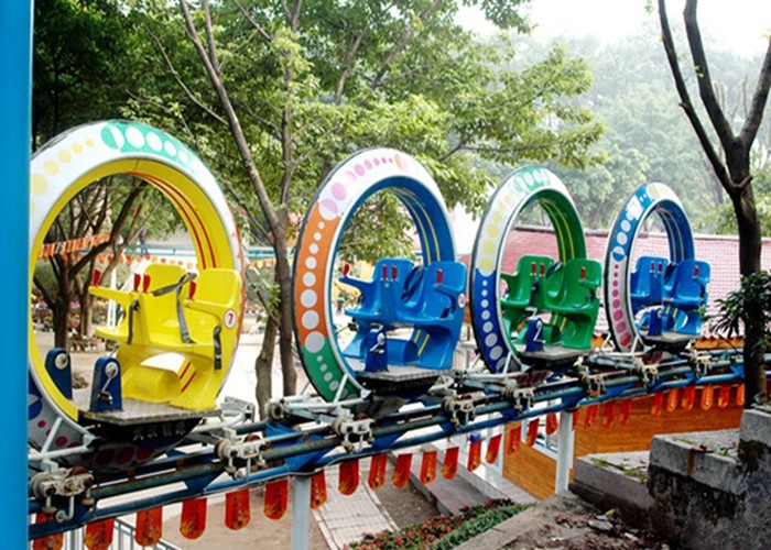 Wholesale Multi Color UFO Cycle Monorail Ride , Track Car Model Roller Coaster Attractions from china suppliers