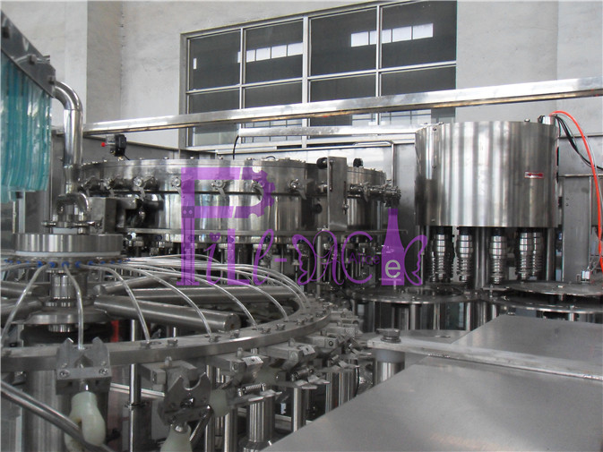 Wholesale 32 Heads 8000 Bottles / Hour Soft Drink Filing Line For PET Bottle from china suppliers