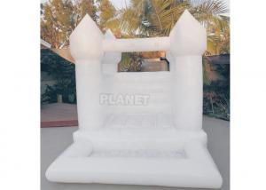 Wholesale PVC Inflatable Small White Bouncy Toddlers Bounce Castle House With Ball Pool For Event from china suppliers