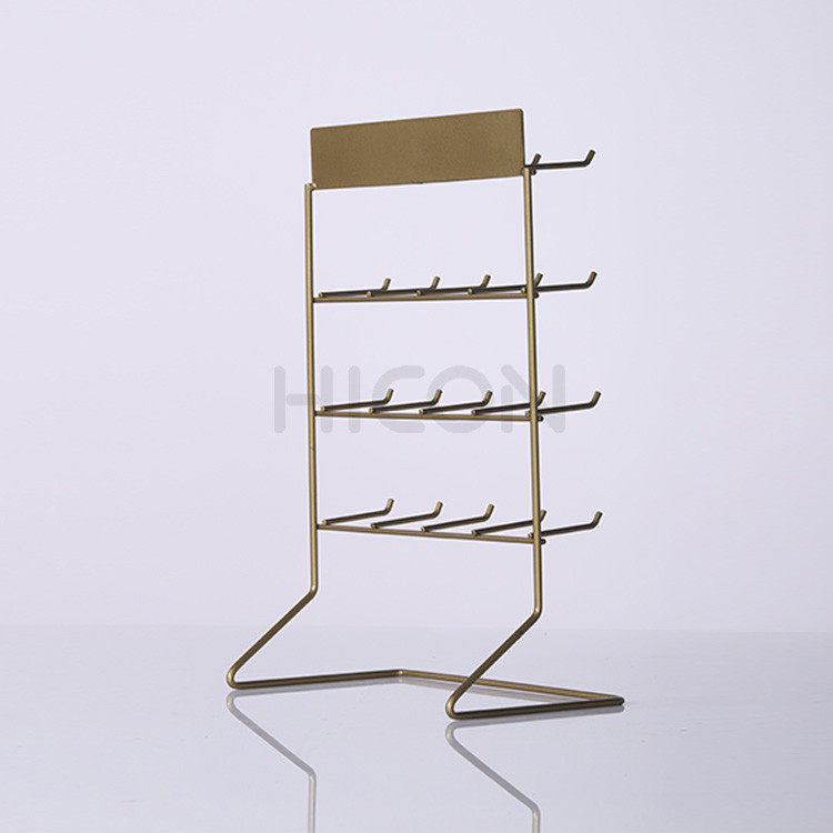 Wholesale 4-Layer Countertop Display Racks, Metal Keychain Collection Display Rack from china suppliers