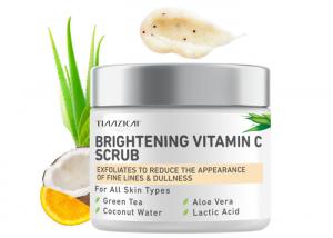Wholesale Customized 2oz Vitamin C Face Scrub Exfoliator Blackhead Reducing from china suppliers
