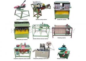 Complete Bamboo Chopstick Making Machine With Combination Pull Machine