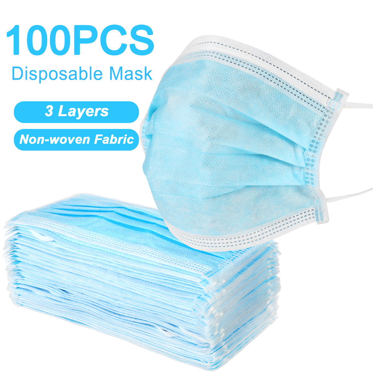 Wholesale Personal Health Disposable Mouth Mask , Earloop Procedure Masks Polypropylene from china suppliers