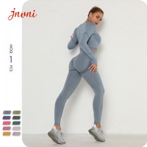 Wholesale Seamless Scrunch Butt 100% Squat Proof Yoga Workout Outfits 4 Pieces Set from china suppliers