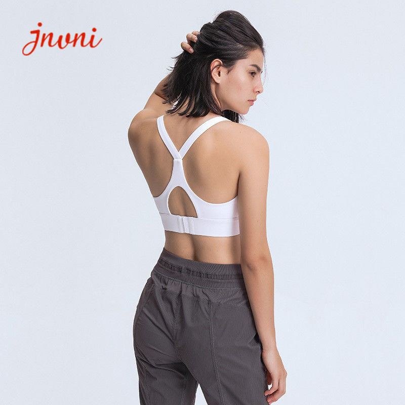 Wholesale Women Cross Back Energy Bra Skin Friendly Yoga Sports Bras 220gsm from china suppliers