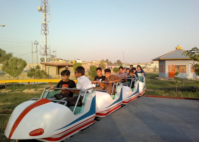 Wholesale Space Train Design Kiddie Roller Coaster Customized Capacity For Children / Adults from china suppliers