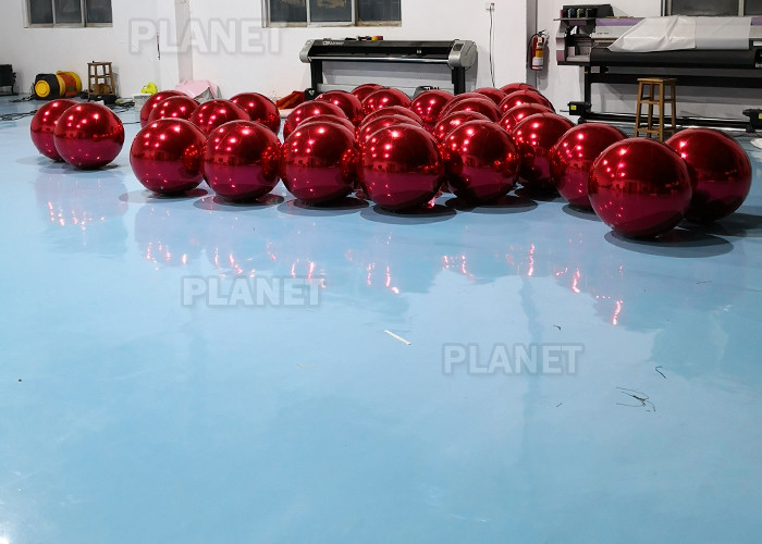 Wholesale Dazzle Color Inflatable Mirror Ball , 60cm Inflatable Disco Balloon For Wedding Decoration from china suppliers