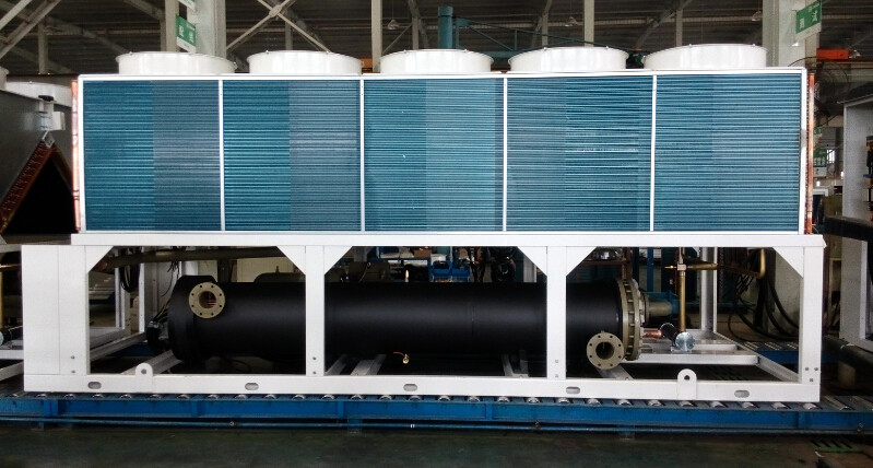 900kW/260TR Air cooled Screw Chiller R22 gas Two compressors