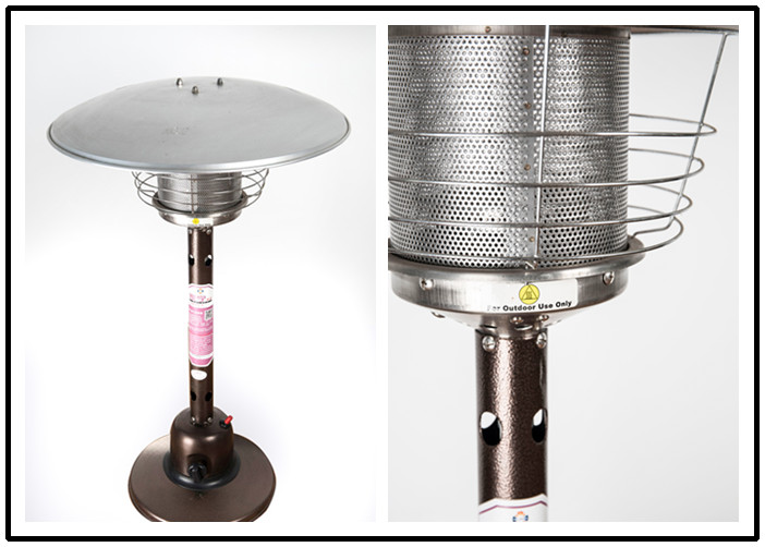 Wholesale Mushroom Powder Coated Patio Heater Floor Standing Electric Patio Heater 2250mm from china suppliers