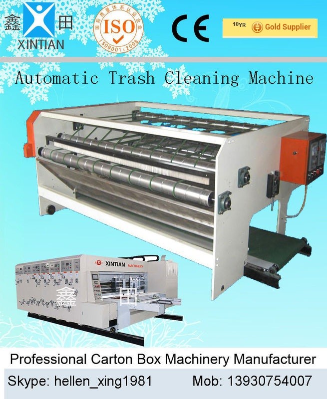Wholesale Automatic Carton Packing Machine / Cardbaord Trash Cleaning Machine 2100mm from china suppliers