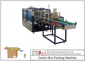 Wholesale Liquid Filling Line Carton Packing Machine For 250ML-2L Round Bottle Carton Packaging from china suppliers