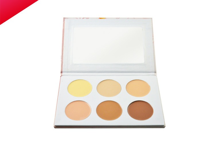Wholesale Highlight Long Lasting Full Coverage Concealer , 6 Colors Contour Palette Powder from china suppliers