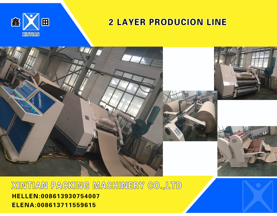 Wholesale Fixed Corrugated Single Facer Corrugated Carton Machinery CE / ISO9001 from china suppliers