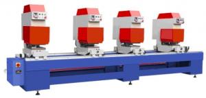 Wholesale High Efficient UPVC Window Machine Welding PVC Profile With Four Head from china suppliers