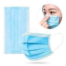 Wholesale Sanitary Disposable Breathing Mask Civilian Three Layers Structure For Hospital Clinics from china suppliers