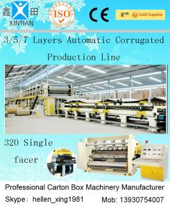 Wholesale Computerized 3 / 5 / 7 Ply High Speed Corrugated Carton Making Machine ISO9001 from china suppliers