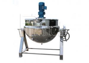 Wholesale Electrical Heating Stainless Steel Industrial Steam Jacketed Kettle Tiltable 400L Capacity from china suppliers