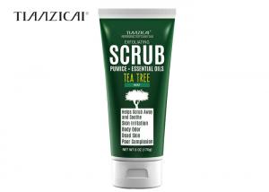 Wholesale Tea Tree Oil Exfoliating Face Scrub For Dry Skin Blackheads Wrinkles from china suppliers