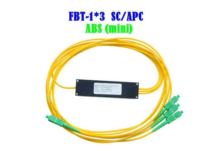 Wholesale Small Network Optical WDM 1×3 Fiber SC APC Connector ABS High Reliability from china suppliers