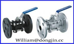 Wholesale 3PC Stainless Steel Flanged End Ball Valve from china suppliers