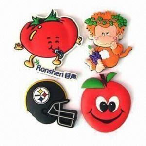 Wholesale Promotion Cartoon Soft PVC Fridge Magnets, OEM Orders Welcomed, Eco-friendly Material, 2D/3D Effect from china suppliers