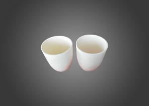 Wholesale High Temperature Proof Precision Ceramic Components , 20 * 320mm Magnesia Crucible from china suppliers