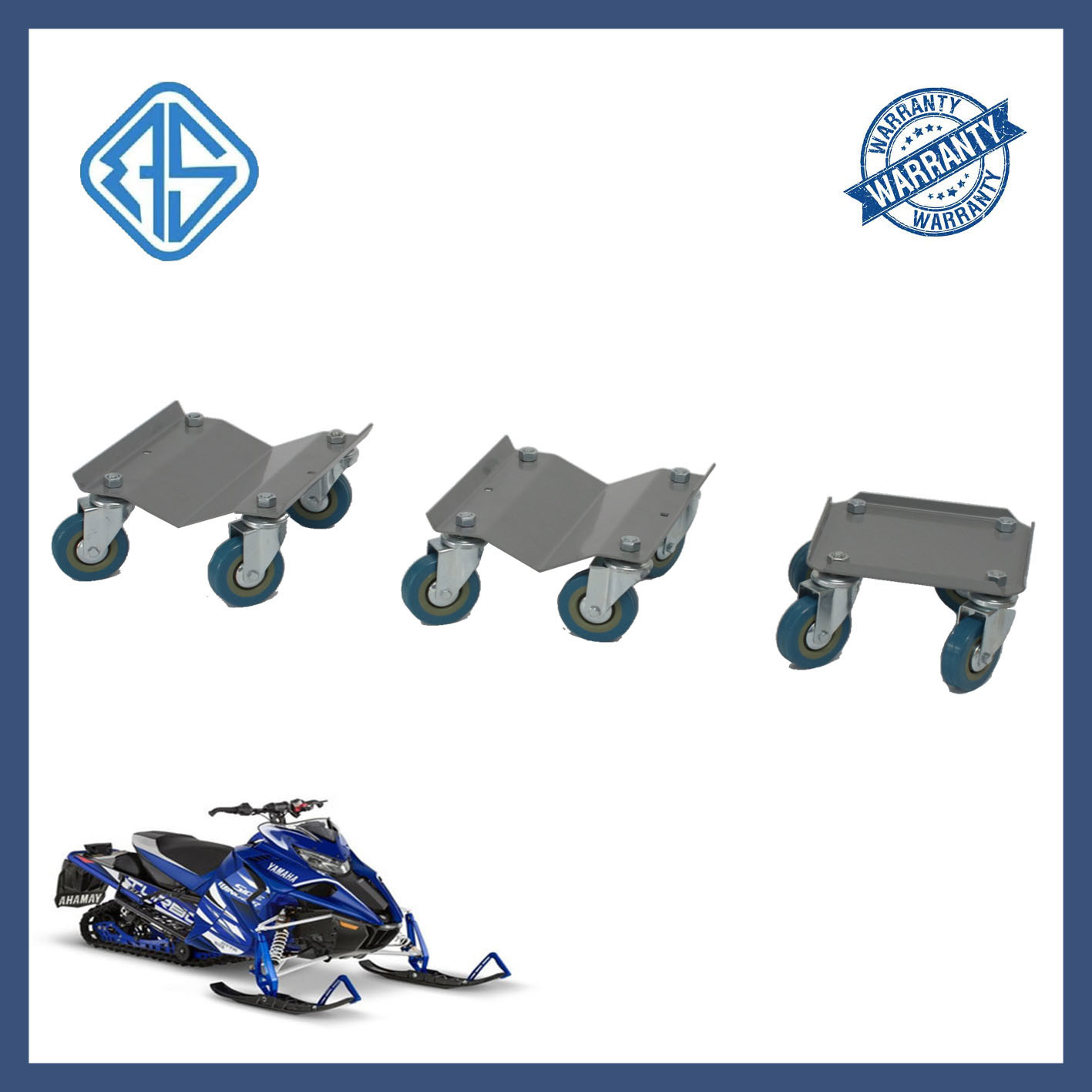 Wholesale 3 PCS Silicone 2.5 Inch Nylon Snowmobile Wheel Dollies Platform Mover from china suppliers