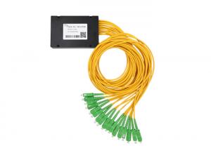 Wholesale PLC Fiber Optical Splitter SC/APC 1×16 ABS BOX Splitter 3.0 G657A1 Insertion Loss13.7dB from china suppliers