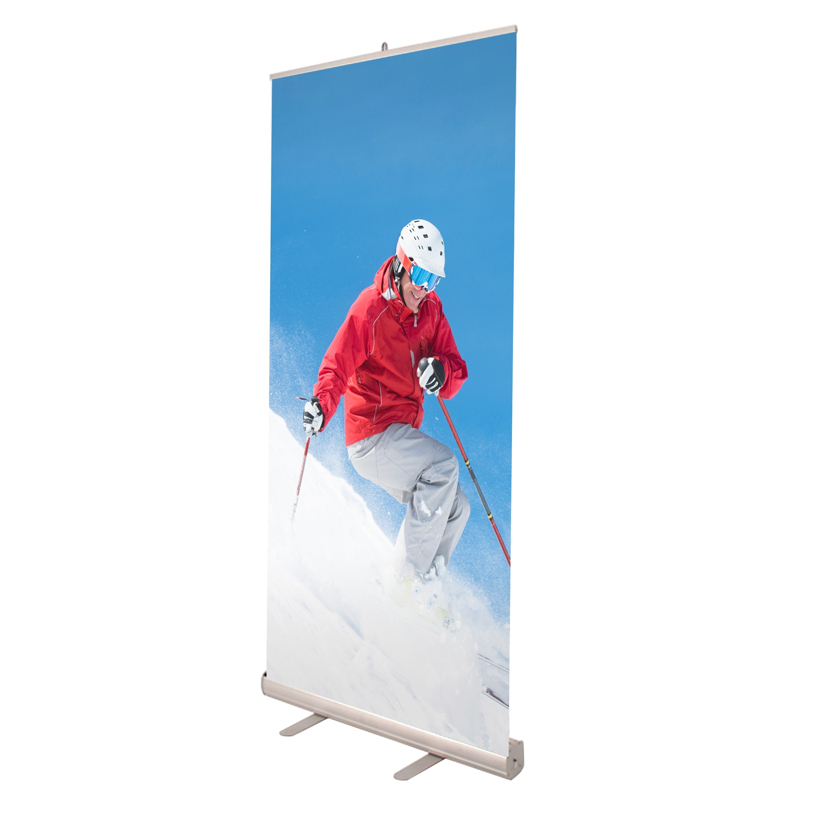 Wholesale Preformed Retractable Banner Stands W 61 * H 160 Cm Size Alloy Material from china suppliers