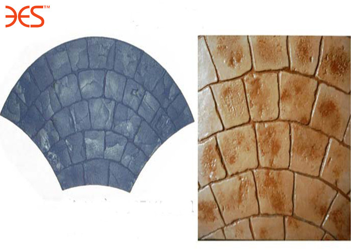 Wholesale Floppy / Rigid Type Driveway Imprinted Concrete Mats With Random Mosaic Shape from china suppliers