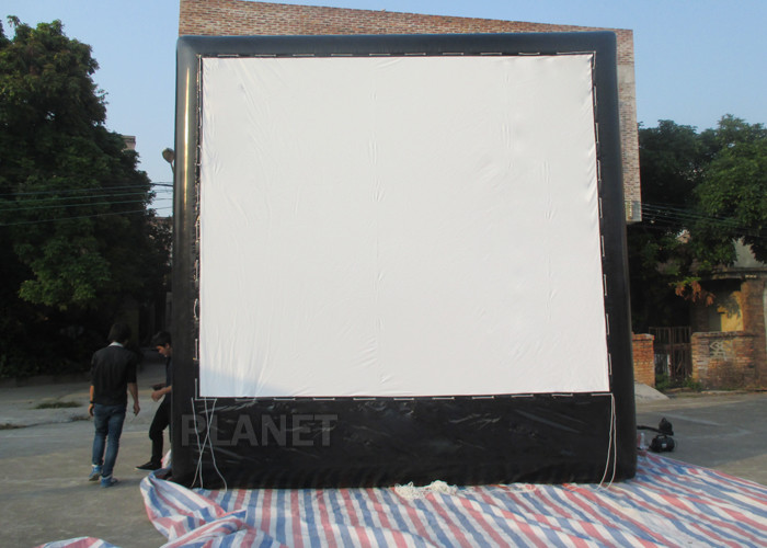 Wholesale Air Sealed Backyard Inflatable Movie Screen , Rear Projection Screen For Party from china suppliers