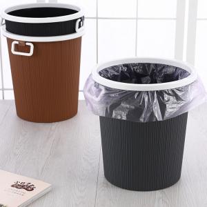 Wholesale European style household plastic trash can manufacturers with pressing ring from china suppliers
