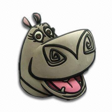 Wholesale Eco-friendly Soft Hippo PVC Refrigerator Magnet, Customized Patterns and OEM/ODM Orders are Welcome from china suppliers