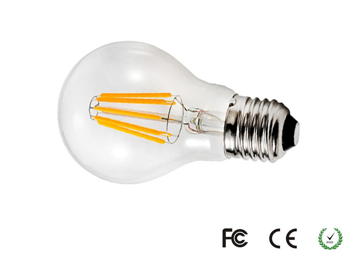 Wholesale 630lm E26 6W CRI 85 Dimmable LED Filament Bulb 110V for Hospital / School from china suppliers