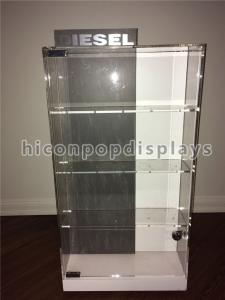 Wholesale Counter Top Acrylic Display Case Metal Base Watch Display Units Double Sided from china suppliers