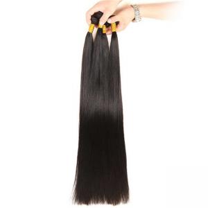 32-40 Inch Virgin Brazilian Straight Hair Bundles No Tangle Natural Black Color