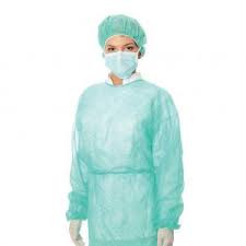 Wholesale Antibacterial  Disposable Chemical Suit , Medical Doctor Gown Sterilized Waterproof from china suppliers